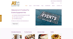 Desktop Screenshot of funfoodforevents.co.uk